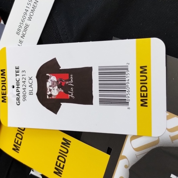 Jolie Noire Large Women's Black Is Beautiful Graphic Print Short Sleeve Tee - Picture 5 of 10